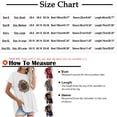 thumbnail image 3 of USSUMA Short Sleeve Women Tops Dressy Casual Loose Graphic Linen Cotton 2022 Trendy T-Shirt Shirts Leopard Sunflower Print Plus Size Tunics Top for Women Round Neck Summer Blouse, 3 of 5