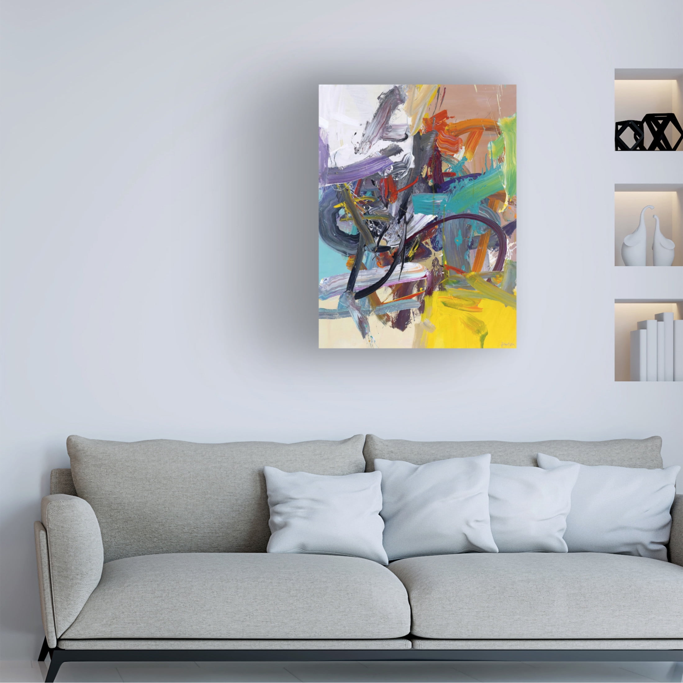 Canvas Wall Art - Fong Fai 'One Of These Days' Wall Art for Living Room, Bedroom, or Office Décor by Trademark Fine Art - 14 x 19 Inches