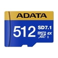 thumbnail image 1 of Tarjeta de Memoria MicroSDXC ADATA 512 GB Premier Extreme V30 Clase 10 Express SD7.1 multicolor, 1 of 10
