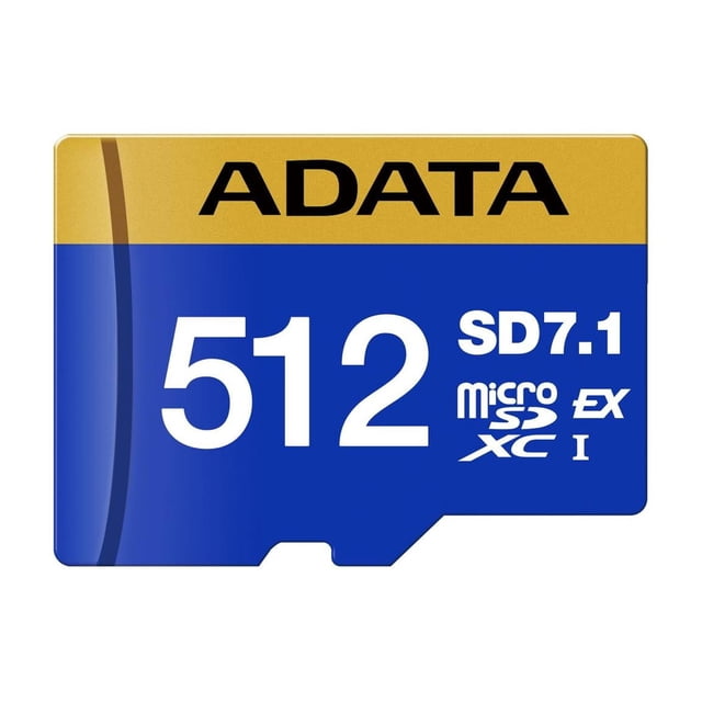 Tarjeta de Memoria MicroSDXC ADATA 512 GB Premier Extreme V30 Clase 10 Express SD7.1 multicolor