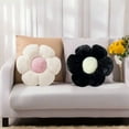 thumbnail image 2 of COOKCOK 2 Pcs Flower Pillow 15" Flower Throw Pillows, Cute Daisy Flower Shaped Floor Pillow Seat Cushions, Decorative Throw Pillows for Bedroom, Living Room, 2 of 6