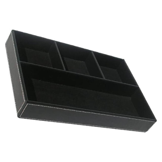 Organizador de Papelería Toystoory Cuero Negro 30.5x21x4.3cm
