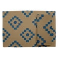 thumbnail image 2 of S4Sassy Brown Diamond Geometric Everyday Washable Placemats With Napkins Dining Table Decor, 2 of 3