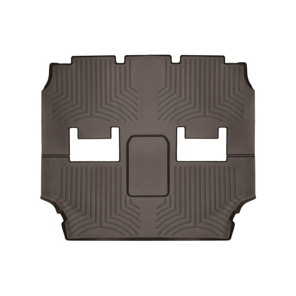 WeatherTech FloorLiner HP Custom Fit Floor Mats compatible with Chrysler Pacifica, Voyager - One piece - 2nd and 3rd row coverage, Cocoa