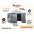 thumbnail image 3 of Sojag Grey Winter Cover for Gazebos, 12 ft. x 20 ft., 3 of 9