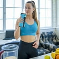 thumbnail image 6 of Sopiago Water Bottle Sleeve Sports Water Bottle Holder with Strap Cozy Insulated Glass Water Bottle Cover Bottle Koozies For Outdoor Cycling Workouts (Multicolor), 6 of 6