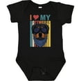 thumbnail image 3 of Inktastic I Love My Rottweiler Dog Boys or Girls Baby Bodysuit, 3 of 5