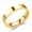 Gold, variant on Couple Rings Titanium Steel Polished Electroplated Matching Band Ring Japanese Korean Fashion Jewelry Ring 4MM Width
