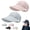 Grey+pink, variant on Sun Protection Baseball Hat for Men and Women Lightweight Wide Brim Outdoor Hats Adjustable Velcro Closure