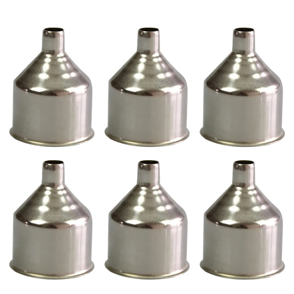 Supvox 6Pcs Stainless Steel Funnels for Filling Bottles Jars and Flasks