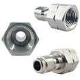 thumbnail image 7 of Ultimate Washer UW16-PWCD05 1/4-Inch Stainless Steel Quick Connect Pressure Washer Adapter Set, Max Pressure 5000 PSI Rating, 7 of 7