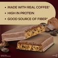 thumbnail image 3 of Atkins Coffee House Collection Protein Bar, Mocha Latte, High Protein, High Fiber, 5 Count, 3 of 10