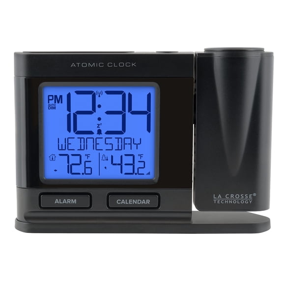 La Crosse Technology 616-41667-INT Black Atomic P