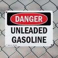 thumbnail image 5 of (2 Pack) Unleaded Gasoline OSHA Danger Sign 18 Inch X 12 Inch Plastic Sign, Weather Resistant, UV Protected for Workplace, Business, and Construction Site, Made in the USA, 5 of 8