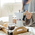 thumbnail image 4 of Grosche Milano 6-cup Espresso Maker with Frother - White, 4 of 6