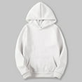 thumbnail image 2 of Basic Hoodies for Womens Oversized Fleece Sweatshirts Long Sleeve Sweaters Pullover Top Fall Outfit, 2 of 6