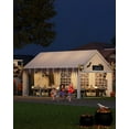 thumbnail image 7 of Luku Heavy Duty Outdoor Party Tent with Removable Sidewalls & Carry Bags, Waterproof UV-Resistant Canopy, Galvanized Steel Frame, Large Commercial Event/Wedding/Carport Shelter, 7 of 7