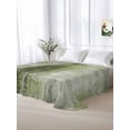 thumbnail image 6 of Sage Green Flat Sheets Only Twin XL Size, Soft Breathable Bed Top Sheets for Mattress, Retro Oil Painting Modern Abstract Art Aesthetics Bedding Flat Sheets for Home Hotel Bedroom Bed Protection, 6 of 9