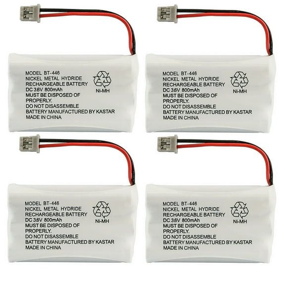 Kastar 4-Pack Battery Ni-MH 3.6V 800mAh Replacement for Radio Shack 435860 43-5862 435862 ET3529 ET3538 ET3580 ET3703 ET3705 SANYO (CONT`D) CS90261 TAD3704 TAD3815 TAD3872 TAD3880 TAD3892