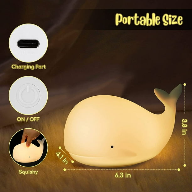 Color changing lamp whale deals
