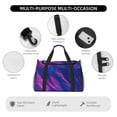 thumbnail image 4 of Fotbe Neon Gradient Blue Bolsa de Viaje con Estampado, Bolsa de Fin de Semana para Mujer con Compartimento para Zapatos, Bolsa de Gimnasio con Bolsillo Húmedo, 4 of 7