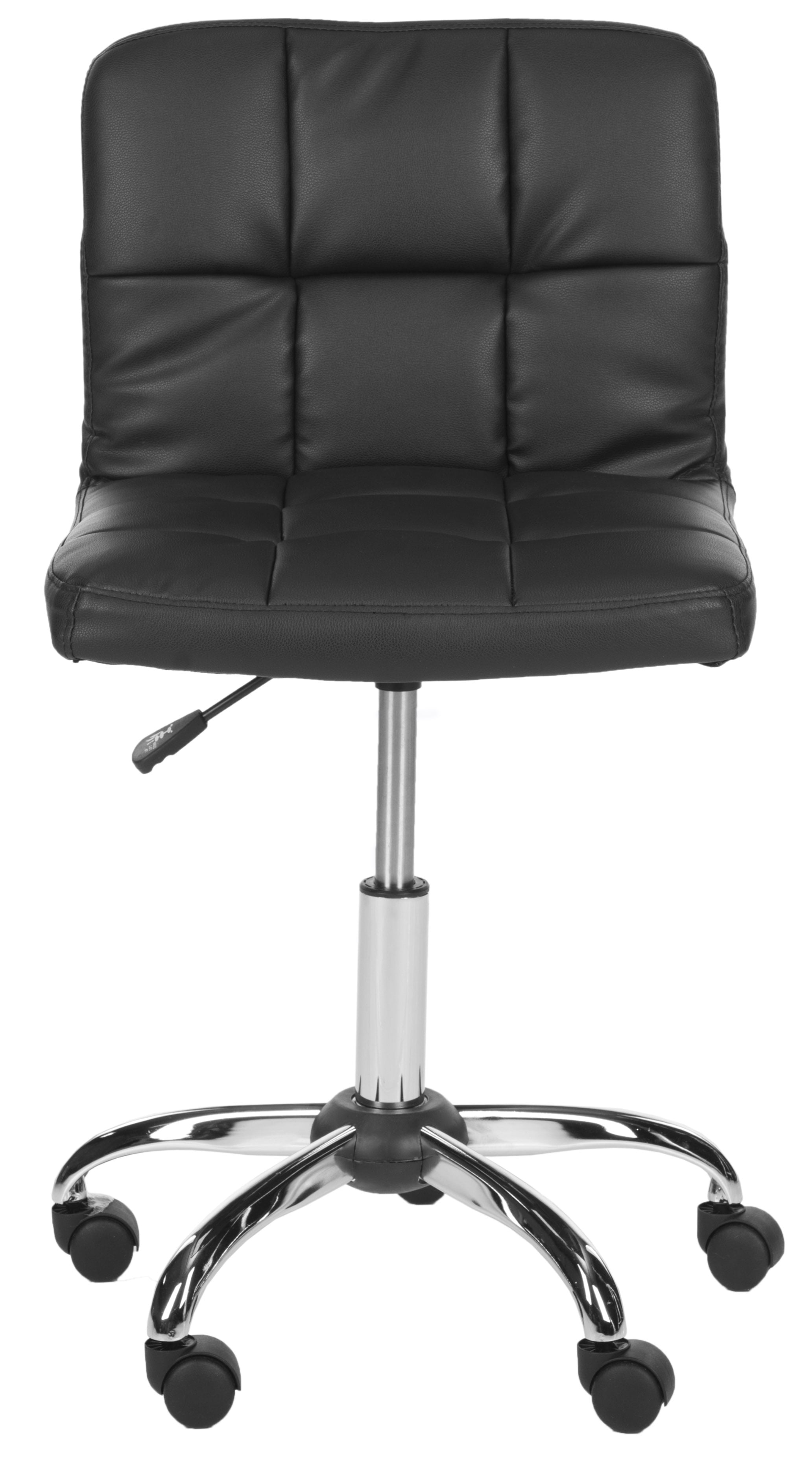 Safavieh Brunner PVC Mid Back Desk Chair, Black