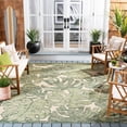 thumbnail image 3 of Safavieh Courtyard Ivy Botanical Indoor/Outdoor Area Rug, Beige/Green, 9' x 12', 3 of 12