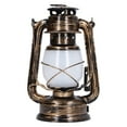 thumbnail image 4 of Lampe de Camping, Lanterne LED Portable Prise EU 110-240V Style Rétro pour Extérieur Noir, Bronze, 4 of 8