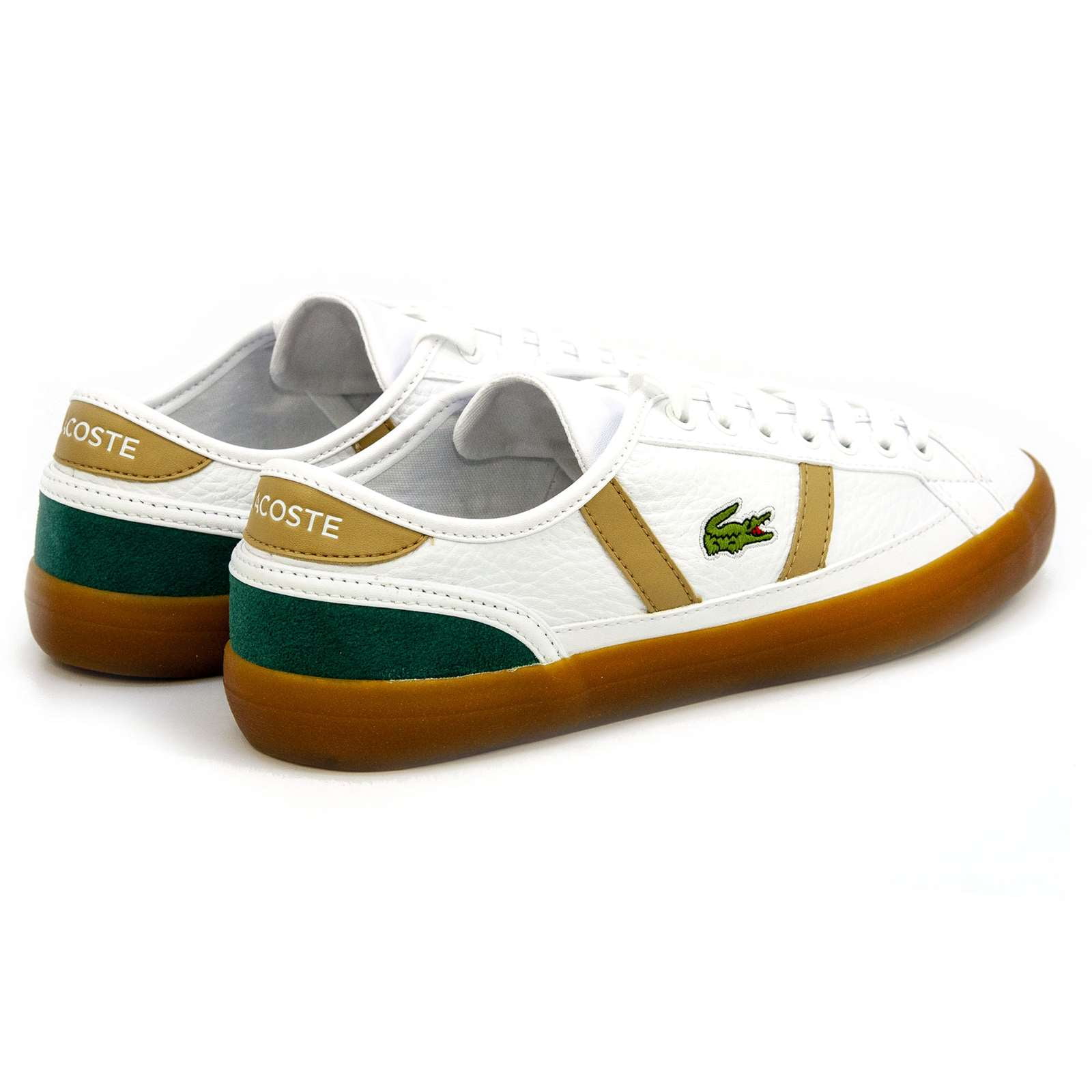 NEW Lacoste Men’s Casual Shoes Sideline Lace-Up Fashion Sneakers 