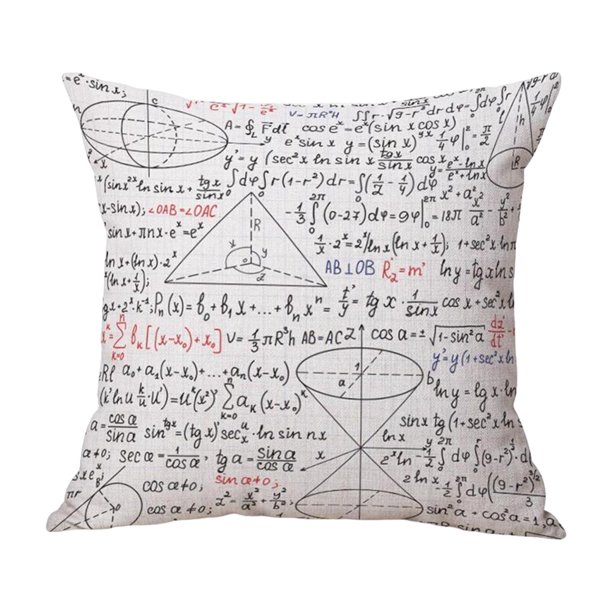 Funda de almohada de tiro con funda de almohada de sofá con cremallera extraíble para la decoración de la sala de estar Estilo D Sunnimix Funda de almohada