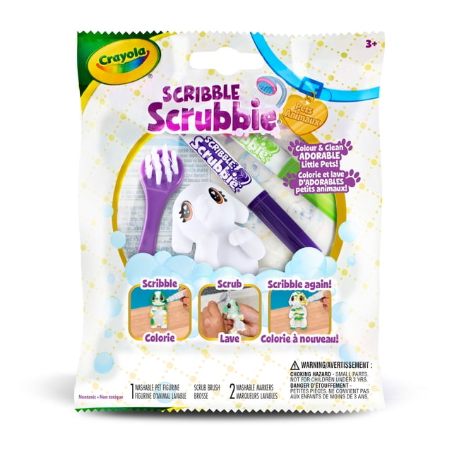 Animaux Scribble Scrubbie - sac, 1 unité