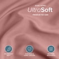 thumbnail image 4 of Bare Home Luxury Duvet Cover and Sham Set - Premium 1800 Collection - Ultra-Soft - Queen, Dusty Rose, 3-Pieces, 4 of 10