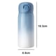 thumbnail image 2 of Botella de agua aislada de acero inoxidable, tazas de vacío abiertas con una mano, taza de viaje portátil, 2 of 5