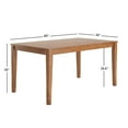 thumbnail image 6 of Lexington Large Dining Set with Bench and 4 Window Back Chairs, Oak, 6 of 7