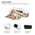 thumbnail image 3 of Balery Strawberry Sport Wear Athletic Visor Sun Sports Visor Hat Visor Adjustable Cap for Women and Men (One Size), 3 of 7