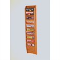 thumbnail image 1 of Wooden Mallet 10 Pocket Magazine wall Rack in Medium Oak, 1 of 1
