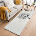 thumbnail image 2 of Music Tree Runner Rugs 2x6 ft Modern Colorful Notes Tree Washable Hallway Rugs Non-Slip Floor Mats Absorbent Carpet Bedside Runners for Bedroom Kitchen Bathroom Laundry Room, 2 of 9