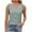 Army-Green, variant on Mrat Sleeveless Basic Cami New Women's Spring/Summer Button Tank Tops with Round Neck Lace Sleeveless Loose Tops Shelf Bra Tank Tops for Women S-36 Wine L