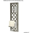 thumbnail image 2 of Hosley Set of 2 Antique & Silver Iron Wall Sconces with T-light Glass, 2 of 7