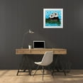 thumbnail image 3 of Allemand, Sue 12x12 White Modern Wood Framed Museum Art Print Titled - Otter Love II, 3 of 4