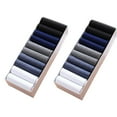 thumbnail image 2 of Cyglowse Mens Dress Ankle Socks Classic Business Casual Solid Premium Socks (20 Pairs) Multicolor One Size, 2 of 3