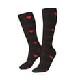 thumbnail image 2 of Bingfone Compression Socks For Women And Men Long Socks For Running Athletic Cycling Nurse-Cardiogram And Heart, 2 of 9