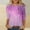 04 Multicolor2, variant on Weiqiqre Lightweight Tops & Blouses 3/4 Sleeve Tops Crewneck Summer Solid Casual Tee Shirts Floral Printed Blouse Loose Dressy Tunic