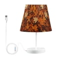 thumbnail image 7 of Yayeee Mini Table Lamp 11.8" Dimmable with Fabric Shade 3 Color Temperatures, Fall Pattern, 7 of 7