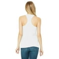 thumbnail image 2 of 3 Pack Bella+ Canvas Women's Jersey Racerback Tank Top Relaxed Fit Yoga Activewear, 2 of 3