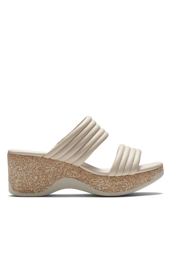 Collection Women's Chelseah Path Wedge Sandal, Sand Leather, 8.5 Medium US