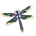thumbnail image 3 of fenteer 2xAntique Dragonfly Pins Corsage Rhinestone Brooch Jewelry Gift Blue, 3 of 8