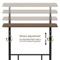 thumbnail image 5 of KAAYEE 27-36"Height Adjustable Rolling Sewing Table,C-shaped Study Side Table for Living Room,Brown, 5 of 7
