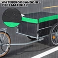 thumbnail image 5 of Foldable Bicycle Bike Cargo Trailer with 20'' Wheels,Removable Cover,Folding Frame Quick Release,Bike Cart Bike Wagon Trailer for Luggage,Tools,Groceries, 5 of 7