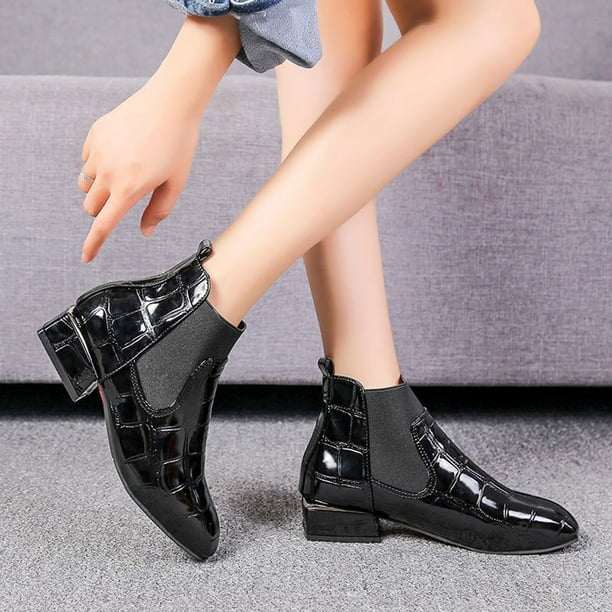 Low cut shop heeled ankle boots
